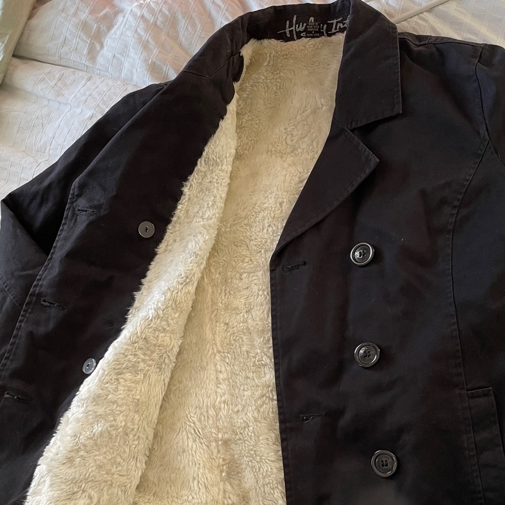 Hurley International Women's Black Peacoat XL - Picture 4 of 7